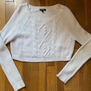 Cropped Knit Sweater